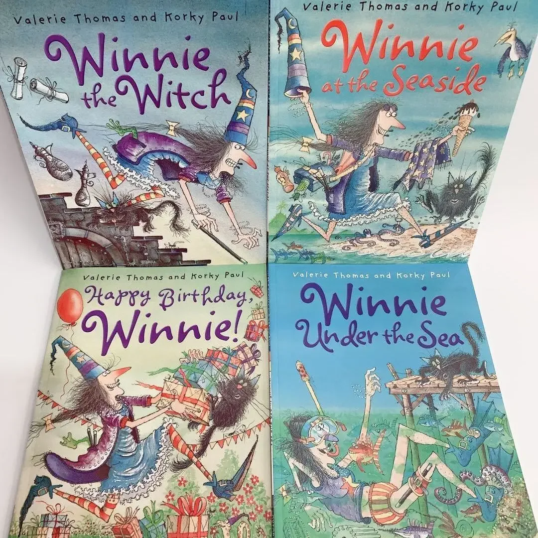 Imagem -04 - Winnie The Witch English Story Book Inglês Picture Book Educação Infantil Kids Reading Book a Years 18 Book Set