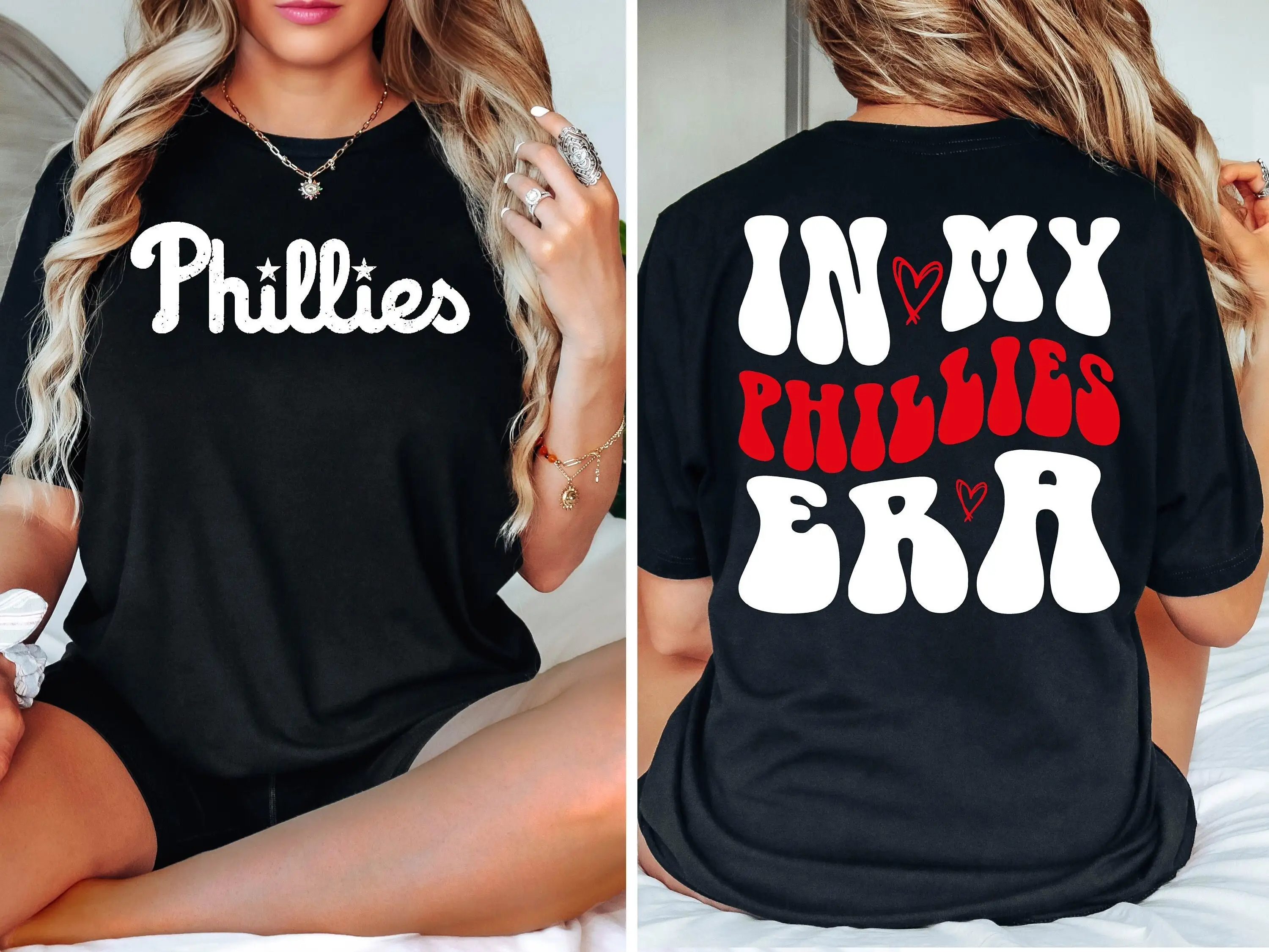 Phillies T Shirt Philly Philadelphia Baseball Game Day Fan Sports