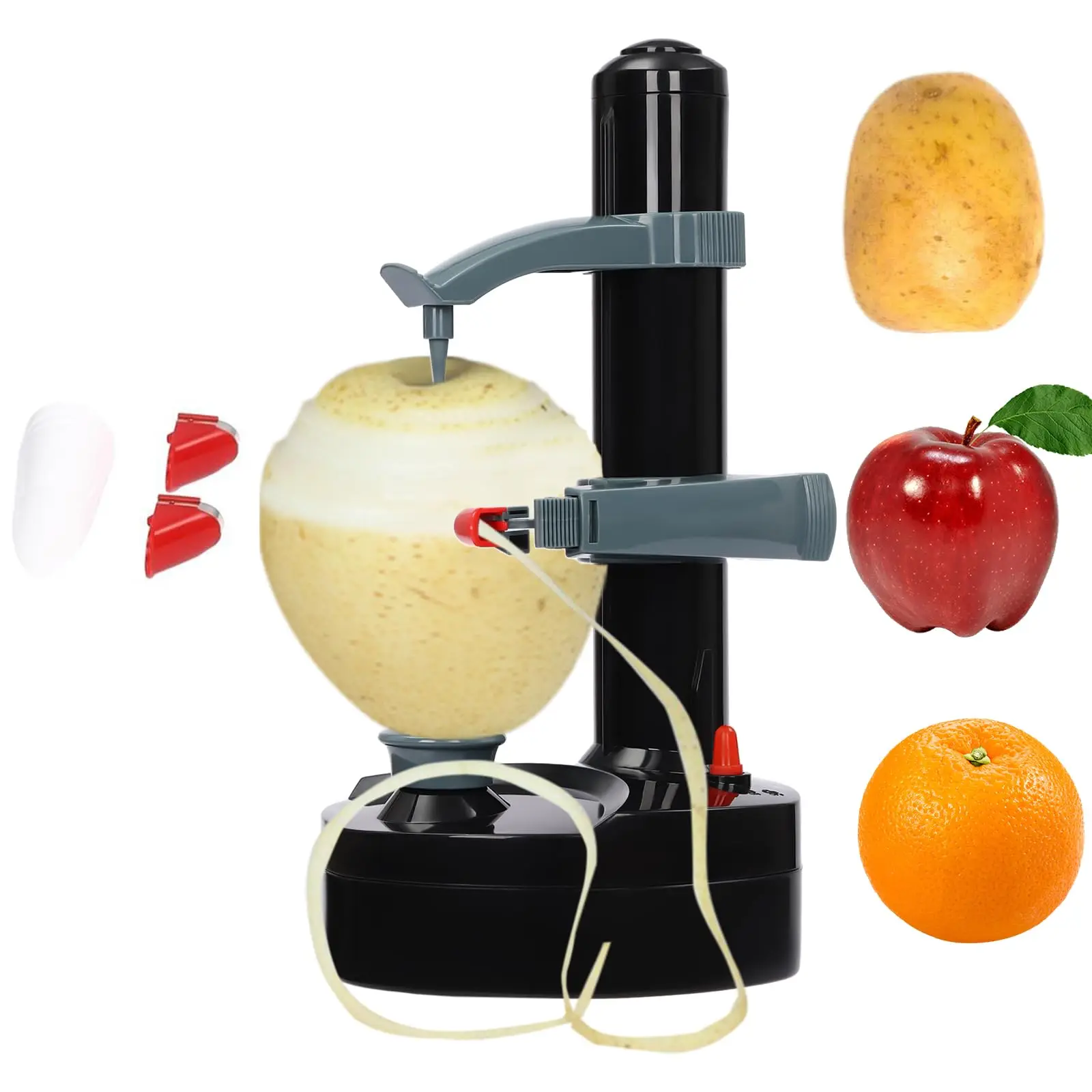 

Electric Peeler Automatic Potato Apple Pear Peeler Smart Vegetable and Fruit Peeler Machine Stainless Steel Kitchen Peeling Tool