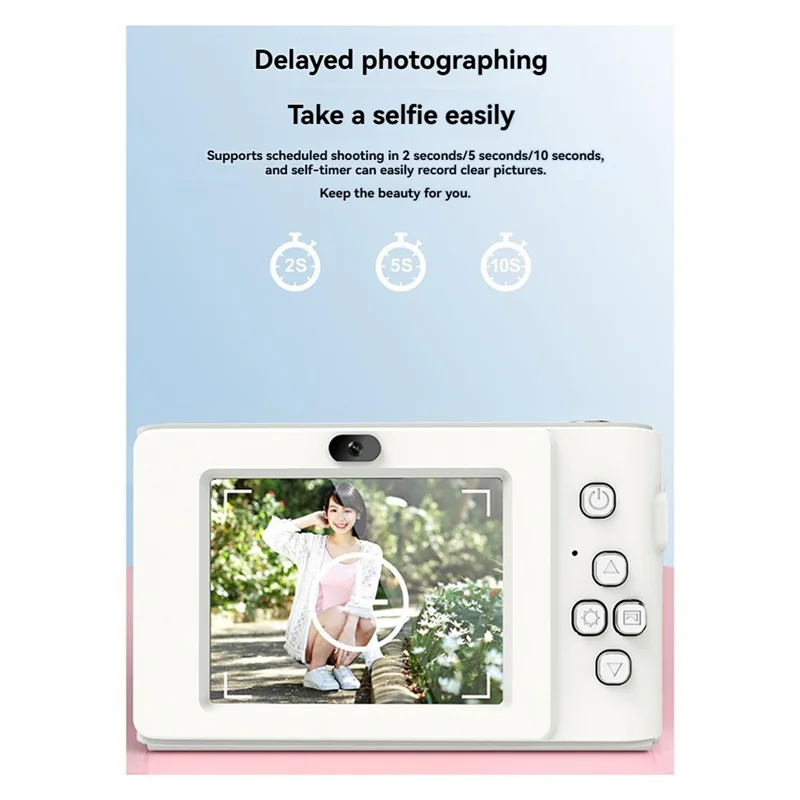 

Практичная студенческая цифровая ультратонкая портативная ретро-камера с интеллектуальным зумом и защитой от сотрясений