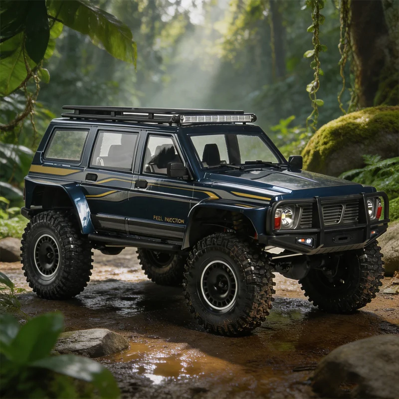 YK4107PE 1/10 Simulation Remote Control Electric Four-wheel Drive Two-speed Differential Lock Climbing off-road vehicle RC