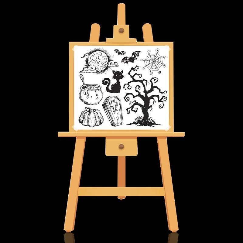 Creative Halloween Clear Silicone Stamper Gift for Kids Adults Teens Boys Gi top sale