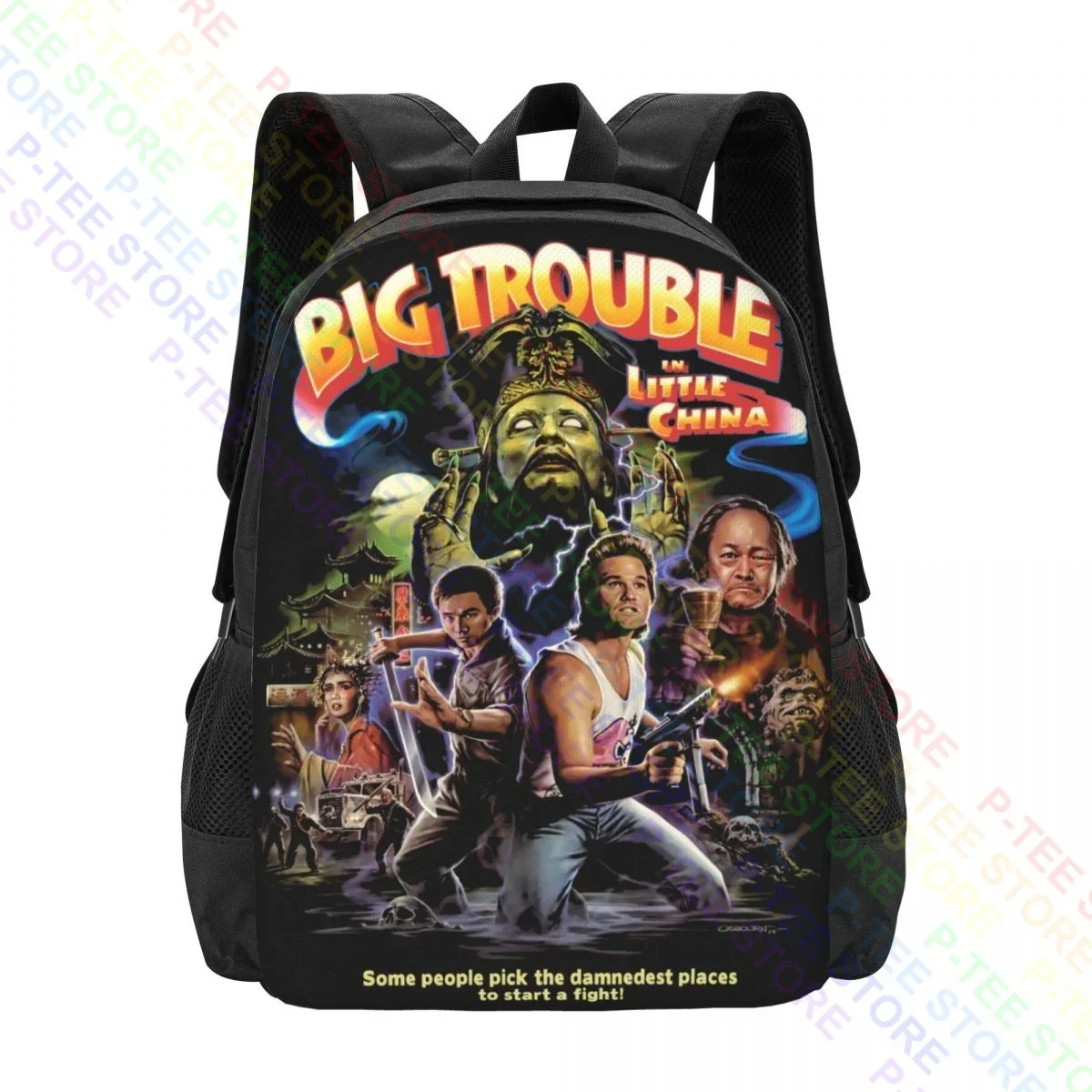 

John Carpenters Big Trouble In Little ChinaBackpack Large Capacity Gym Eco Friendly