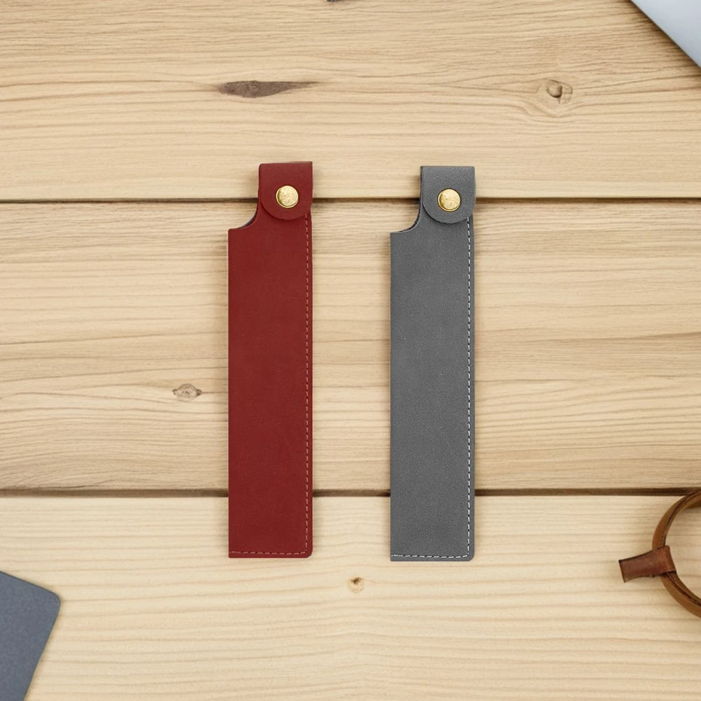 

5Pcs Waterproof Vintage PU Pen Case for Men Women Students Classic Retro Fountain Ballpoint Pen Storage Pouch