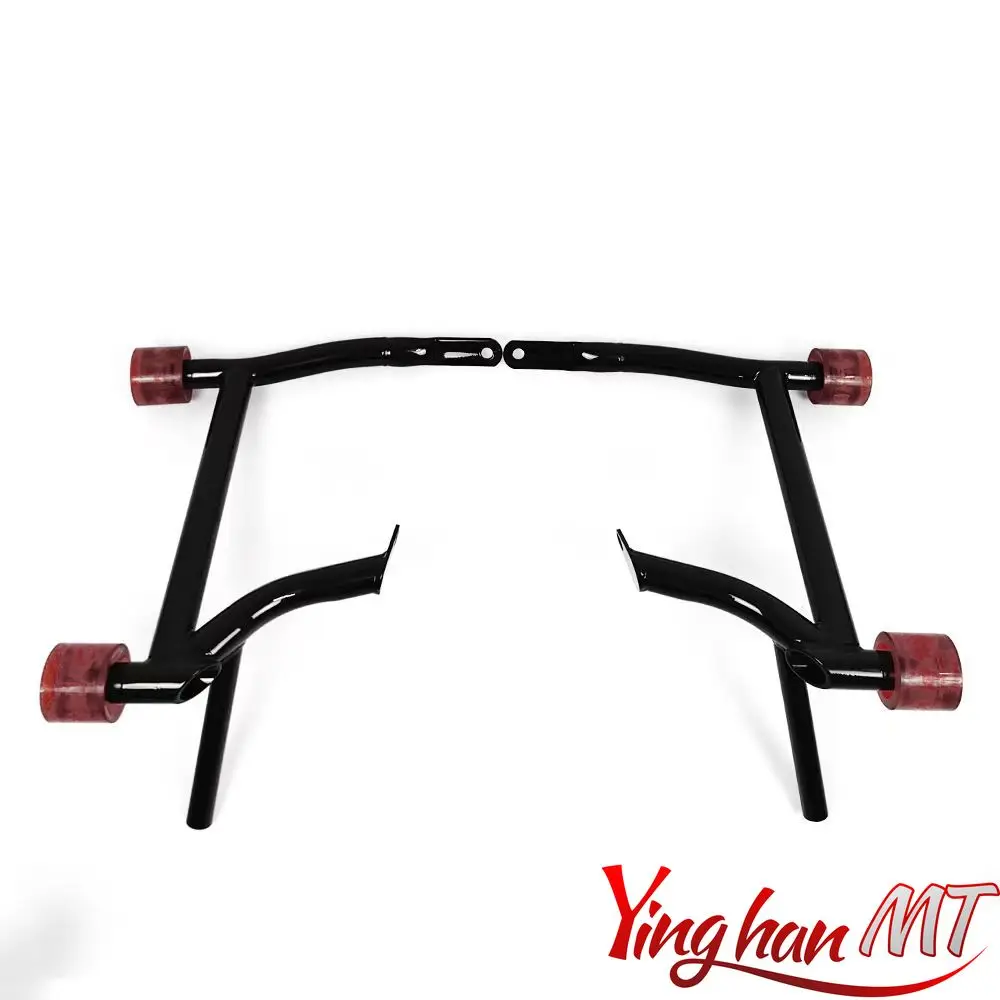 Motorcycle Rear Saddlebag Guard Rails Bracket For Harley Touring Electra Glide Ultra Road King Street Glide Road Glide 09-23