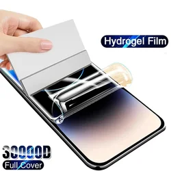 Hydrogel Film For Sony Xperia 1 5 10 II iii Screen Protector Protectiver Film On For Sony Xperia1 5 10 III IV V Not Glass
