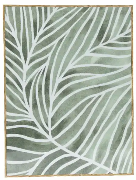 Muurschildering op canvas in groene tinten MDF 30x40cm