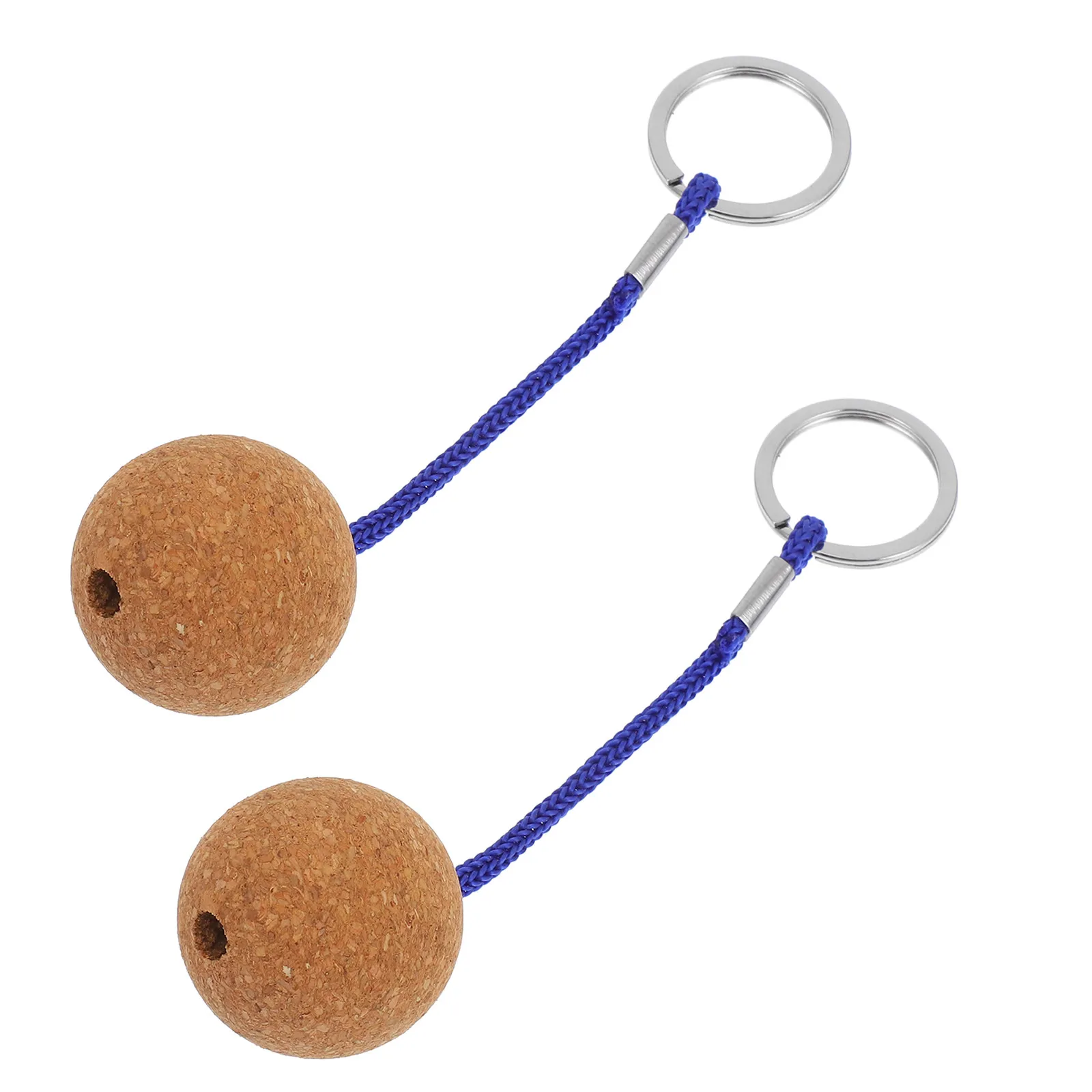 2 Pcs Key Ring Beach Floating Keychain Boat Buoy Decorative Keychains Buoyant Keyrings
