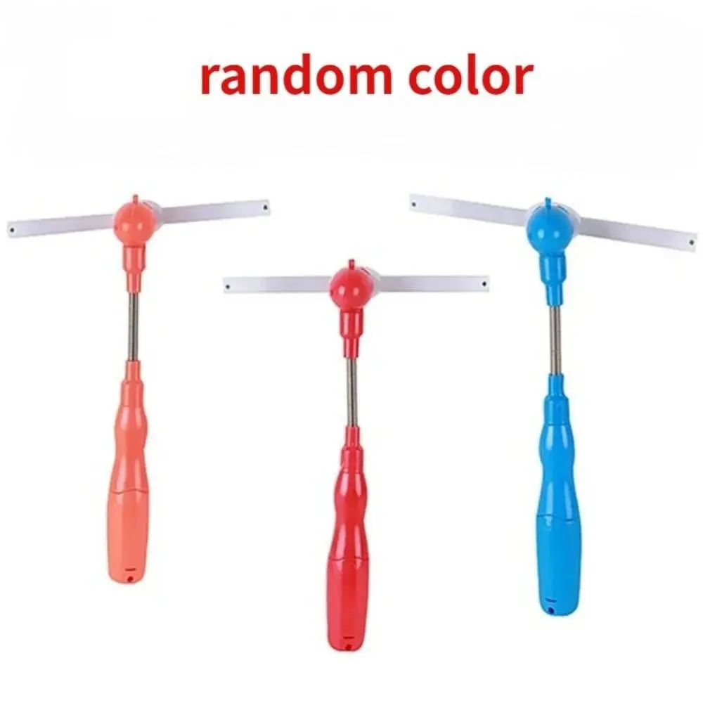 Willekeurige kleur LED Muziek Windmolen Spinner Glow Mini Handheld Knipperende Windmolen Roterend Speelgoed Regenboog Spinning Light Up Windmolen Speelgoed