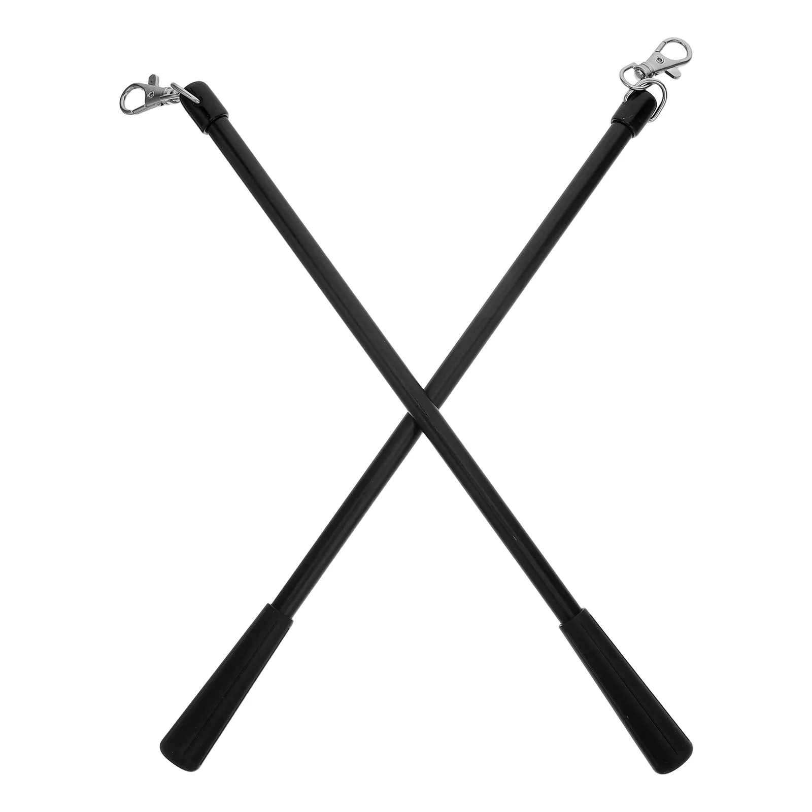 2 pcs Curtain Rod Window Halloween Christmas New Year Blind Wand Hook Black Curtain Rod Hook Blind Wand Replacement White