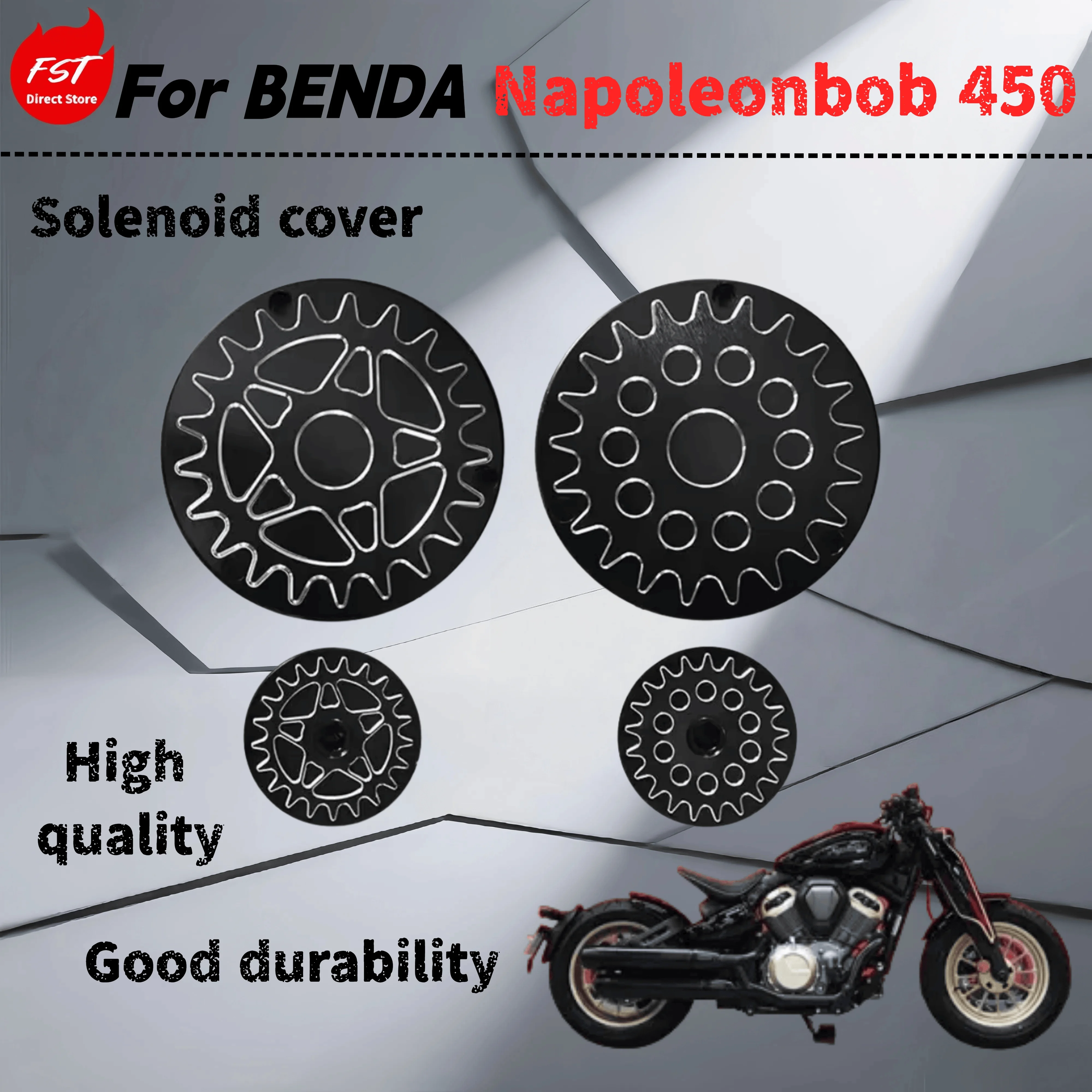 

For Benda Napoleonbob 450 modified vintage flycover electromagnetic cover engine trim cover non-destructive installation