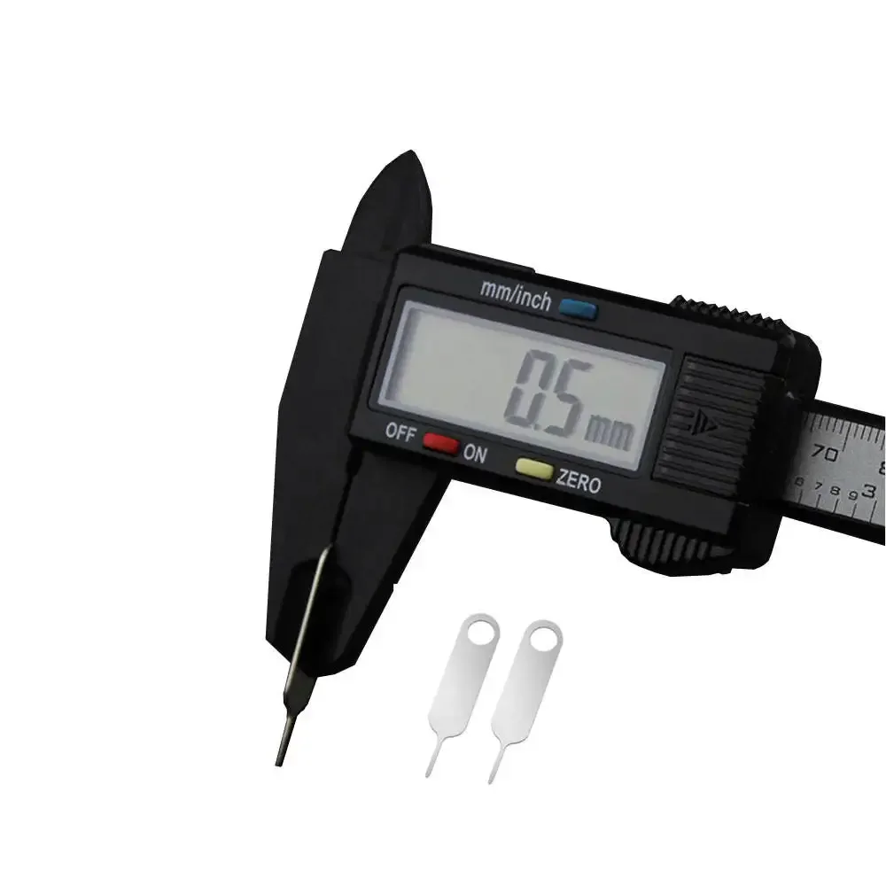 Pino de cartão sim de fábrica oem, peças de máquina de estampagem de aço inoxidável, agulha, bandeja de cartão sim, pino ejetor para celular