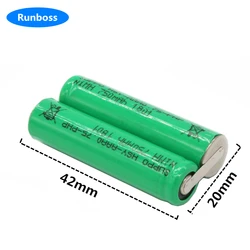 2.4V NIMH Razor HSY-AAA0.75-PHP Battery EBR-BG2040 For Philips Norelco BG2040/34 BodyGroom 7100, Bodygroom Series 7000 TT2040/32