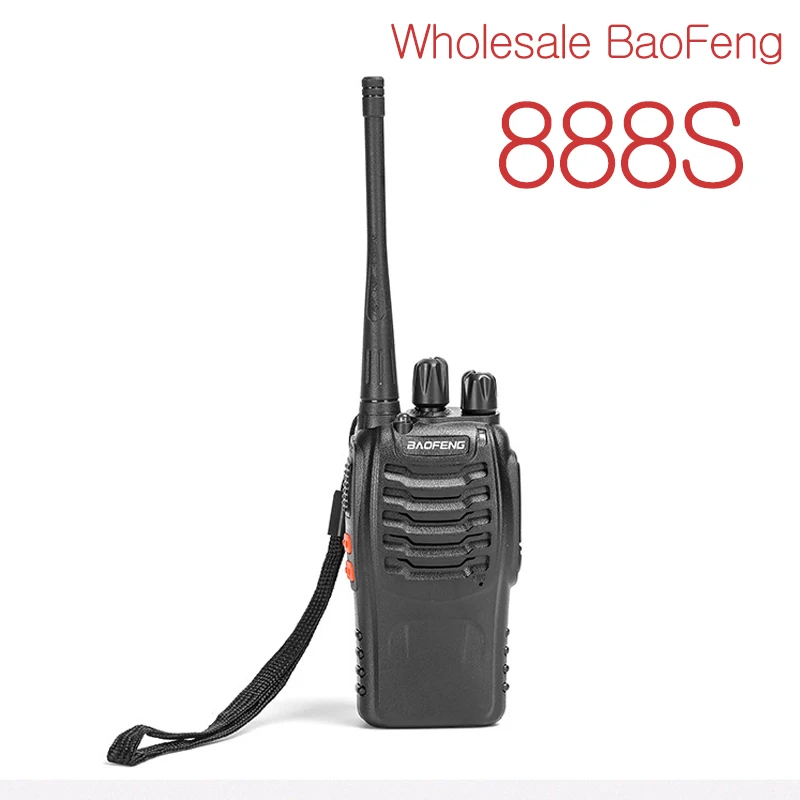 도매 원래 BaoFeng BF-888S 워키 토키 1PCS UHF 400-470MHz 16 채널 장거리 높은 내구성 양방향 라디오