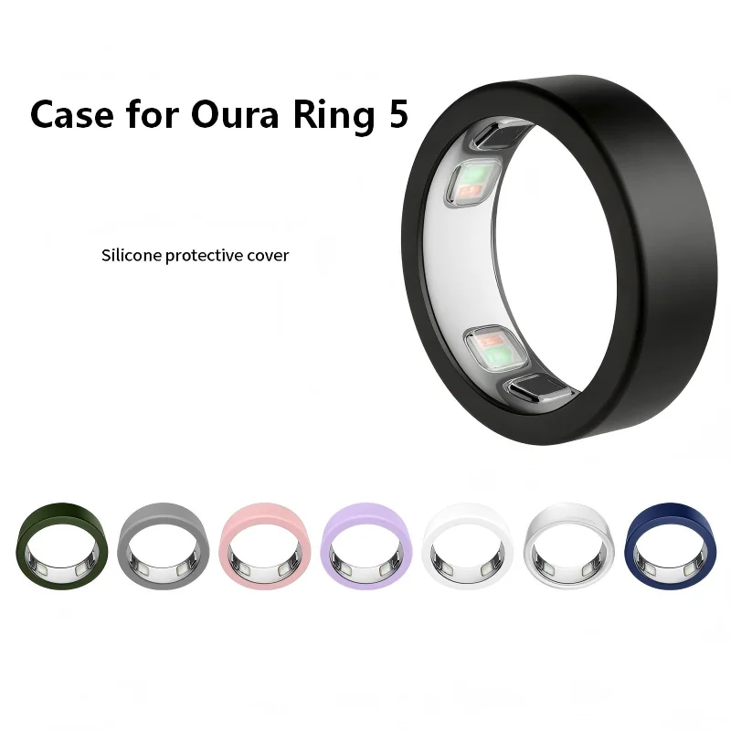 Silicone Cover for Oura Ring 5 Protector Elastic Case for Oura Ring 5 Working Out -Protector for Working Out Shell Accessiores ﻿