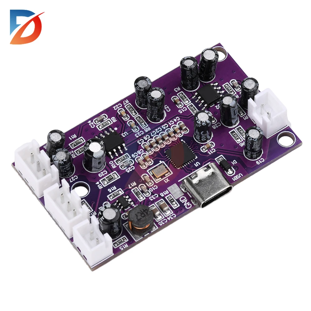 

DC12-18V DSP Digital Reverberation Module Anti Whistling Computer Tuning Sound Effects Mixing Console Audio Board Modification