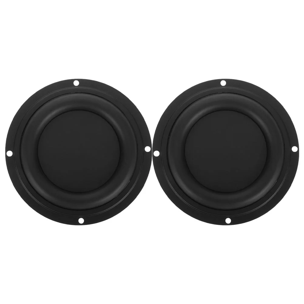 2PCS Low Frequency Bass Radiator Speaker Diaphragm Rubber Membrane Round Film Powerful Audio Concert