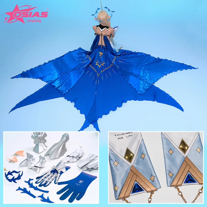 OSIAS Cartethyia  Cosplay Costume Set Cartethyia  wig Cartethyia  shoes Wuthering Waves