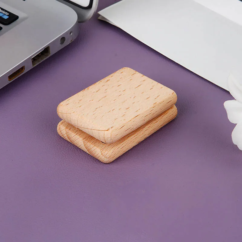 Deslizador magnético transparente de madera de haya, deslizadores de empuje de madera, Mini juguete sensorial, descompresión de ondas de sonido EDC, juguete para autismo TDAH para adultos