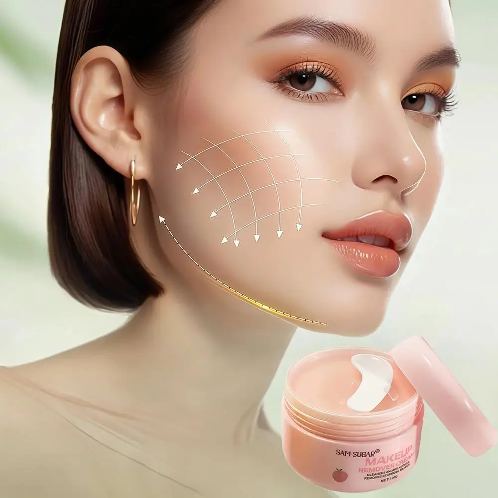 Gentle Fruity Makeup Remover Balm Moisturizing Deep Cleanse Non Irritating For Eyes And Lips