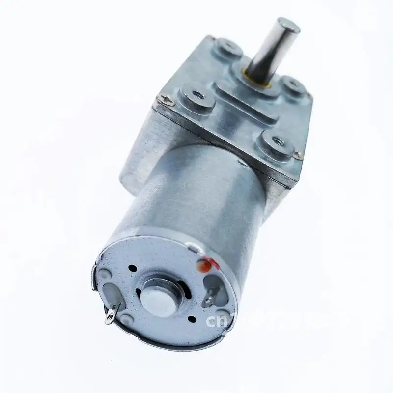 ZGY370 DC 12V Gear Reduction Motor Worm Reversible Turbo Geared Gearbox Reducer 2RPM - 100RPM 200RPM 46/32