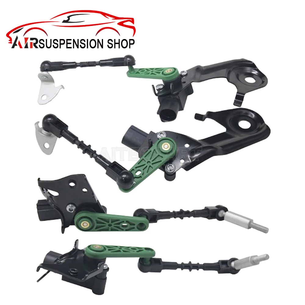 4pcs Front Rear Air Suspension Height Level Sensor For 2011-2018 Audi A6 A7 S6 S7 S8 4H0941285G 4H0941286G 4H0941309C 4H0941310C
