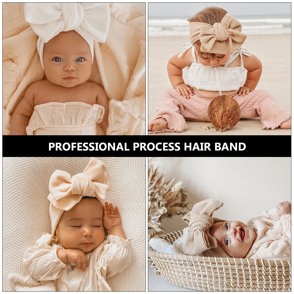 

2pcs Baby Headband Toddler Hair Bow Bright Color Bowknot Infant Hairband Girls Christmas Party Gift Newborn Headbands