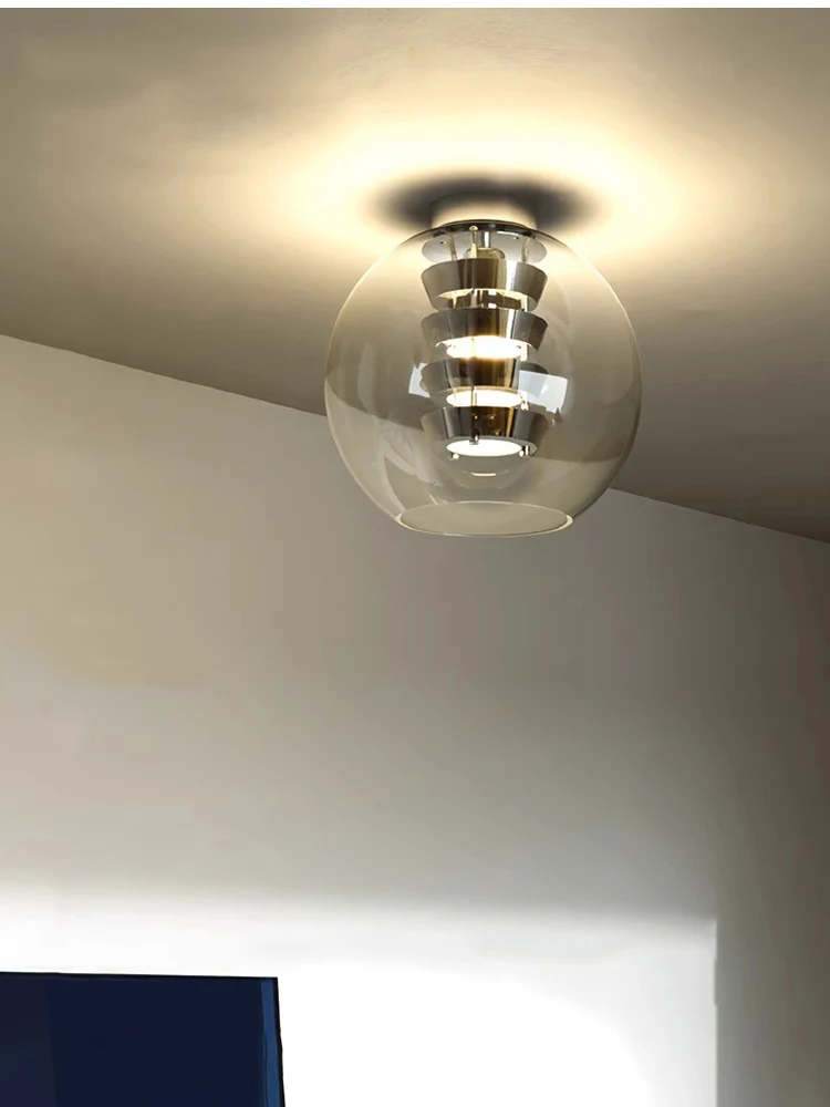 

Creative and minimalist glass ceiling lighting fixtures for entryways, corridors, restaurants, and bookstores