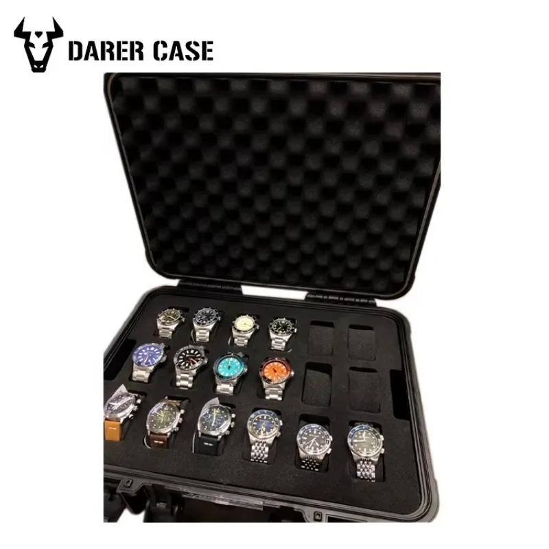 Hard box anti-crushing wrist plastic watch briefcase