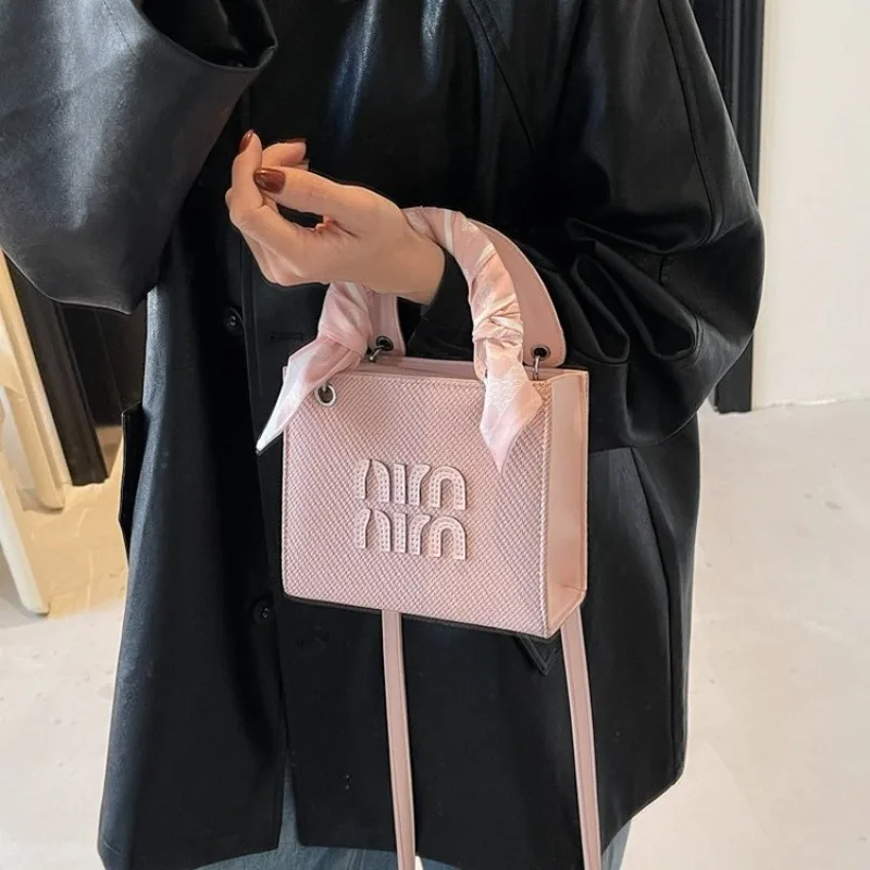 Fashionable Textured Crossbody Shoulder Bag Casual Chic Design Can Effortlessly Serve As A Unique Diaper Bag