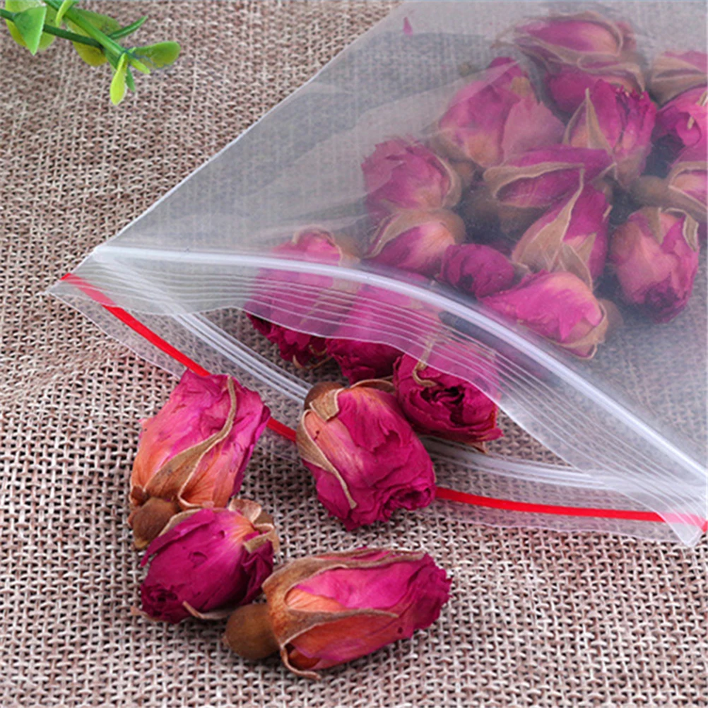 

500 Pcs Jewelry Display Packaging Bag Clear Sealed Bags Transparent Sealing Disposable