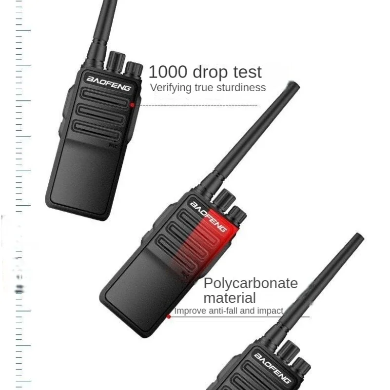 Baofeng High quality Walkie-talkie Civilian Remote Call High Power Outdoor Anti-fall Wireless Handheld  Suitable for Hotel