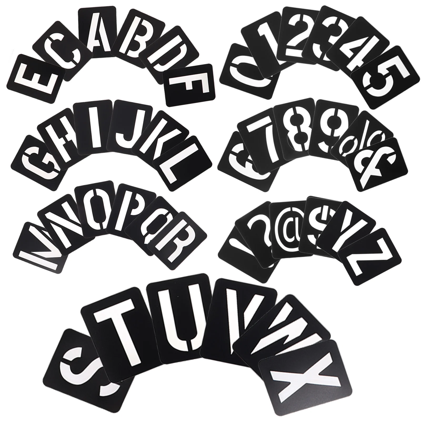 Letter Template Ruler Alphabet Stencils Letters for Painting Patterns Craft Number Large Mold Board