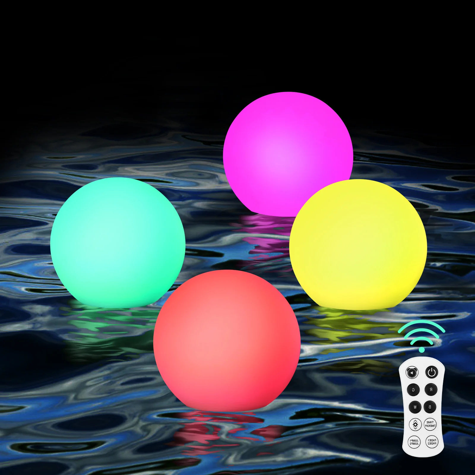 

LED Swimming Pool Lights for Pools Swiming Accessories Outdoor Ball Glowing Floating Decor Night Waterproof IPL