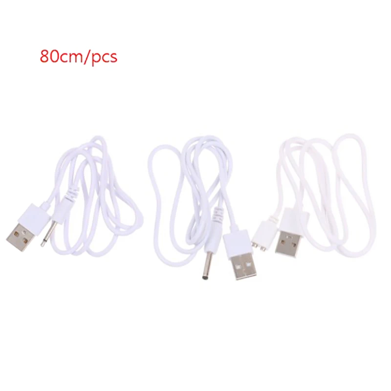 1PCS 충전 케이블 교체 DC 충전 케이블 2.5mm USB 어댑터 코드 빠른 충전 코드 새로운 마사지 제품 액세서리