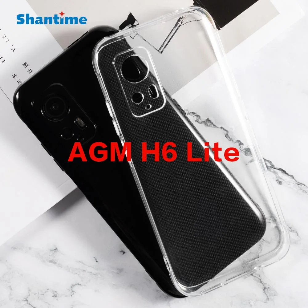 For AGM H6 Lite Gel Pudding Silicone Phone Protective Back Shell For AGM H6 Lite Soft TPU Case