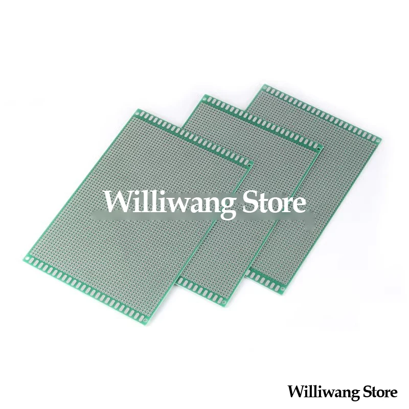 10PCS 5X7 7X9 9X15 12X18 PCB Circuit Single-Sided Spray Tin Board Fiberglass Universal Board Green Oil Epoxy Board