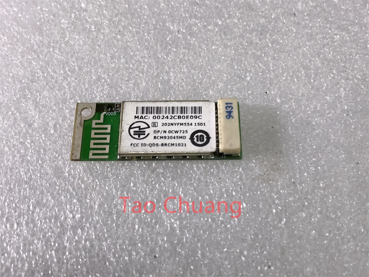 FOR DELL D610 D620 D630 D631 XPS M1530 M1330 Vostro 1520 1015 1720 TrueMobile 355 Bluetooth Module 0CW725 BCM92045MD