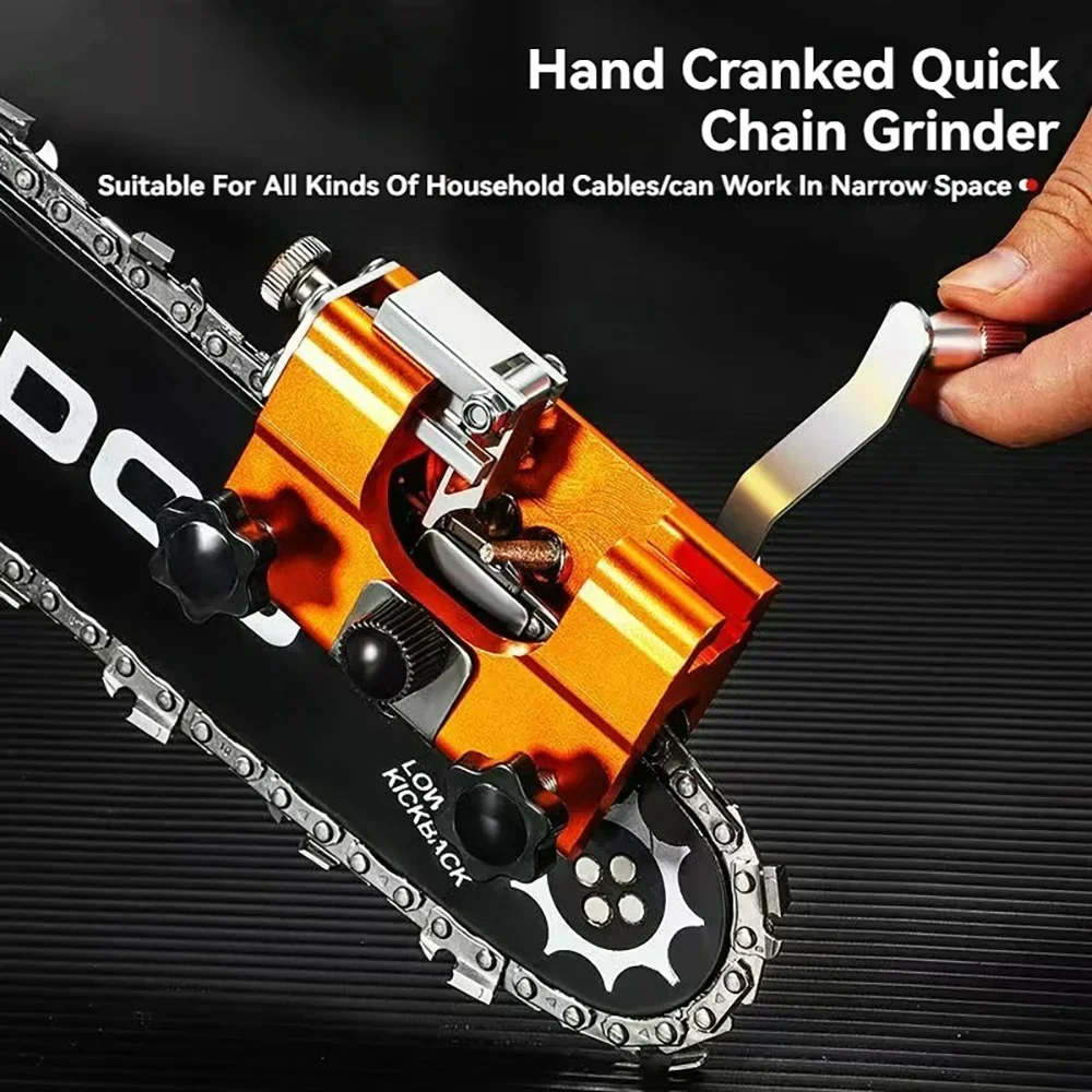 

2024 New Portable Electric Saw Chain Sharpening Machine Chain Sharpening Apparatus Grinder Tool Chainsaw Attachment Accessories