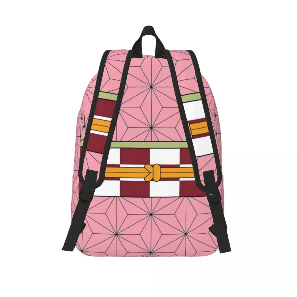 Demon Slayer Nezuko Kamado Backpack Elementary High College School Student Bookbag Teens Daypack Lightweight