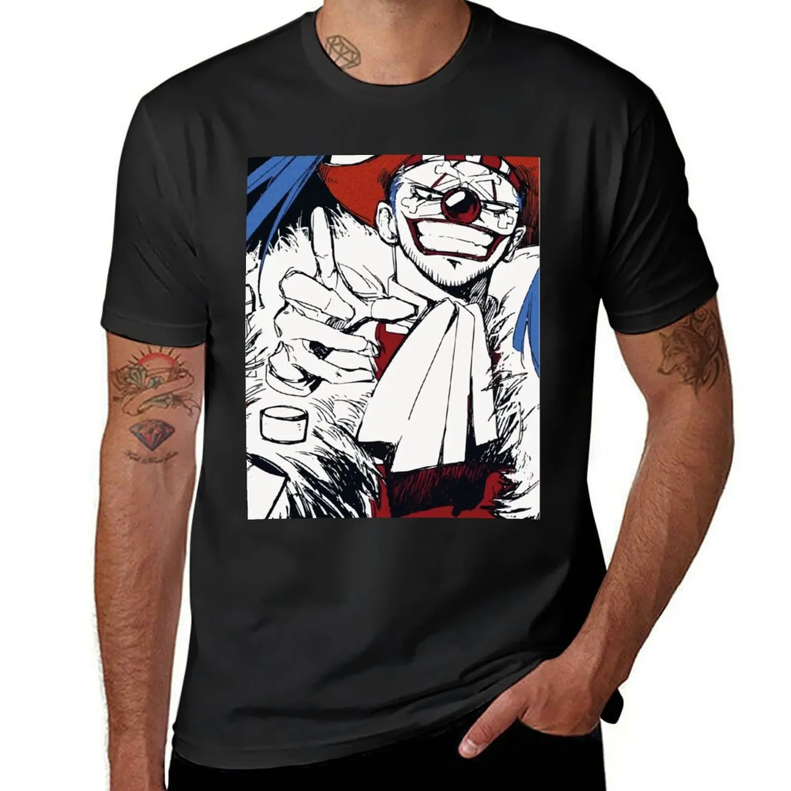 Buggy the Clown T-Shirt summer tops oversizeds sports fans funnys men workout shirt