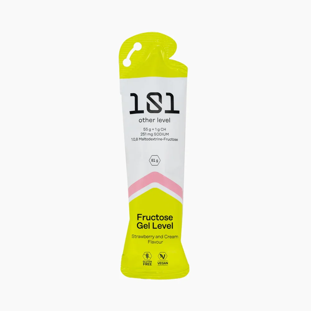 101 OTHER LEVEL Fructose Gel Level 81 Gramos Pack 12 GELES - 56 Gramos CHO + 251mg Sodio