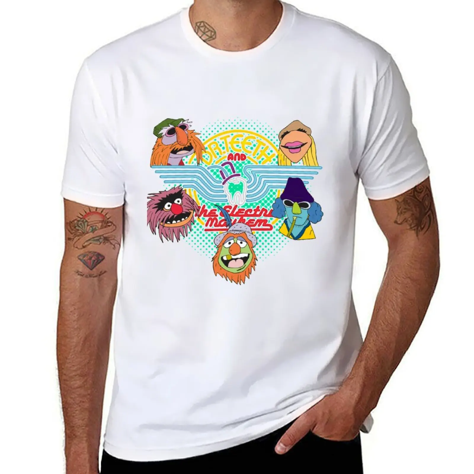 

Dr Teeth and the Electric Mayhem T-Shirt t shirt man designer t shirt for man 100 percent cotton T-Shirt