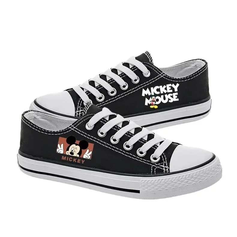 

New Disney Woman cartoon girls Mickey Mouse Minnie princess Canvas shoes non-slip soft bottom sports shoes for girl gift
