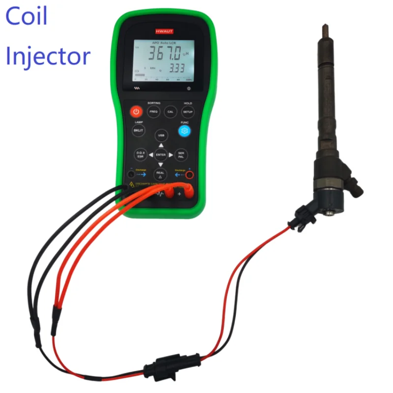 LCR06 Solenoid Piezo Diesel Common Rail Injector Metering Unit DRV Valve Resistance Inductance Capacitance Parameter Tester