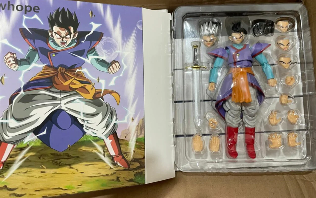 15cm Dragon Ball Anime Figures Kaioshin Son Gohan SHF Action Figure Supreme Kai God Of Creation PVC Statue Model Doll Toys Gift