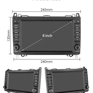 Android Car Radio für Mercedes-Benz, Selfstereo, Multimedia, Bildschirmleser, Haupteinheit, B200, W169, W245, W639, A200, A150, Sprinter W906 Hauptverkäufe Mercedes A200 - №3