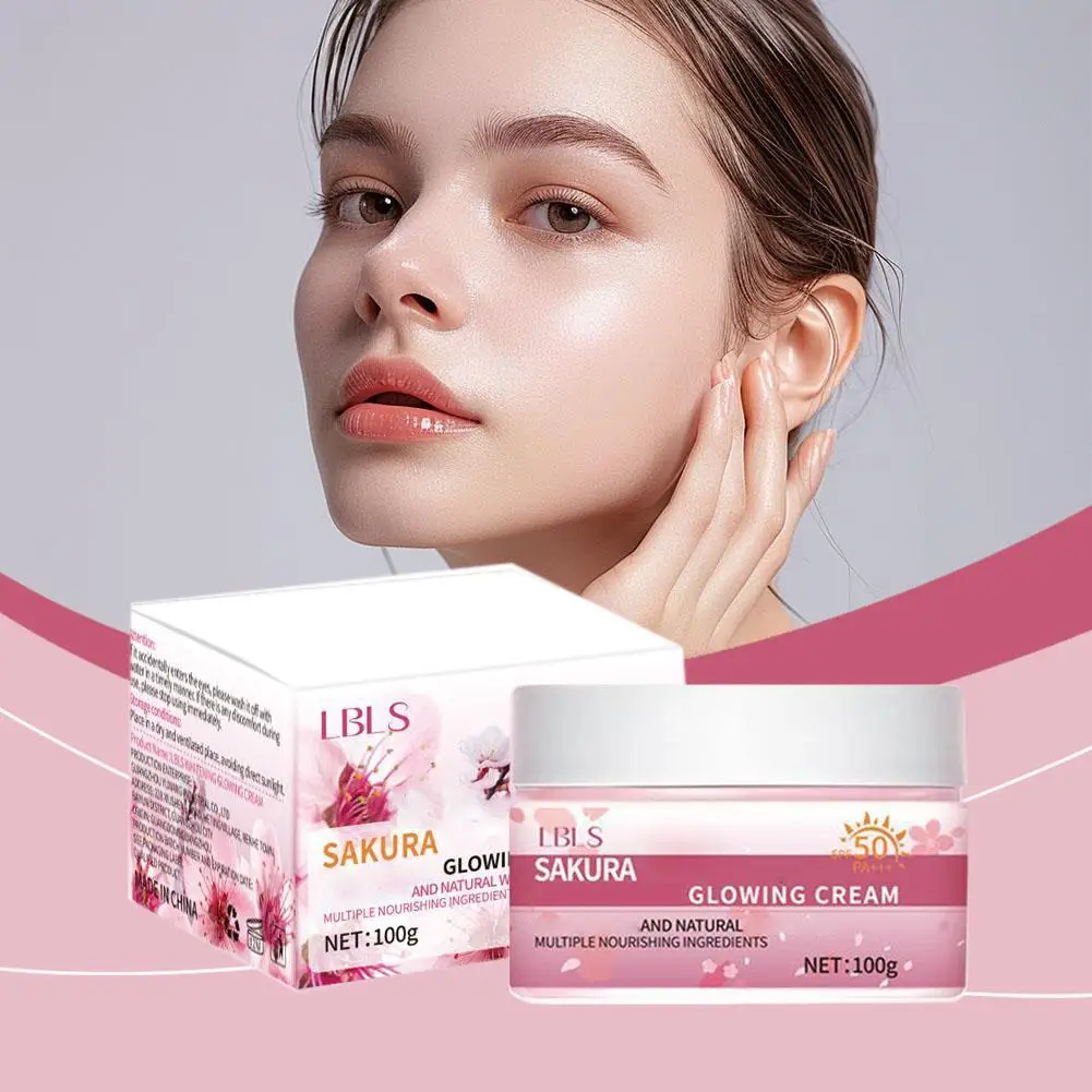 SPF50+ Sunscreen Cream Solar Blocker Skin Whitening Moisturizer Mild UV 100g Facial Block Anti Cream Serum Sun Q2A7