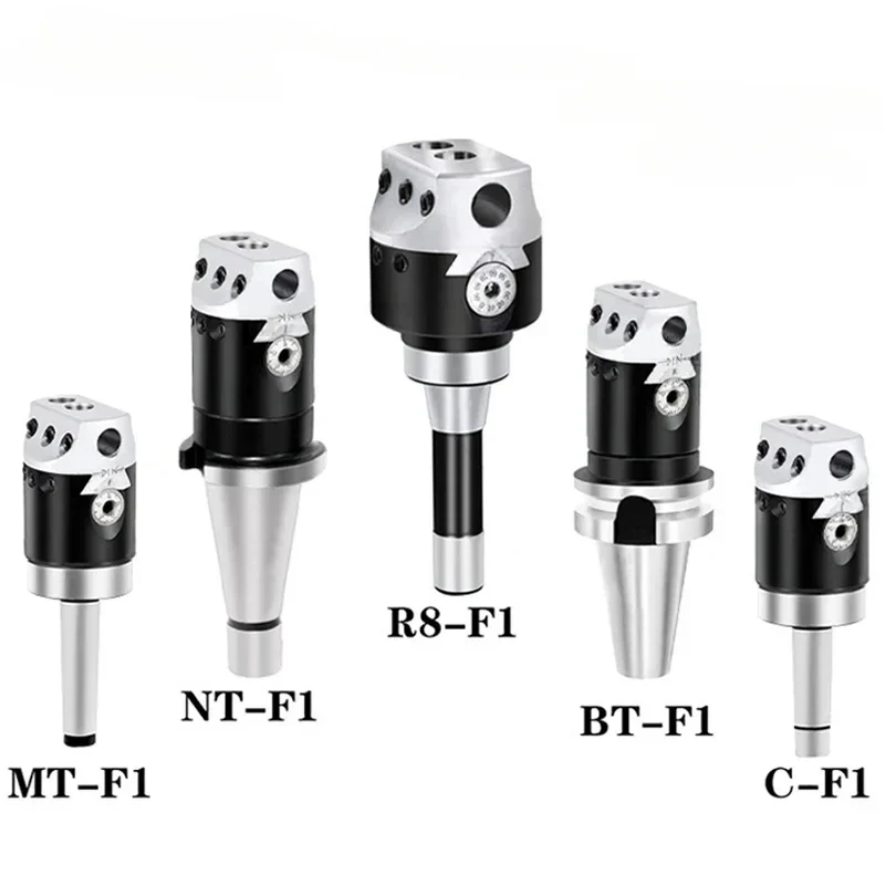 F1 Boring Head 50mm 75mm 100mm CNC Lathe Rough Boring Processing Paired with BT30 BT40 NT30 NT40 C20 C25 R8 MT2 MT3 MT4