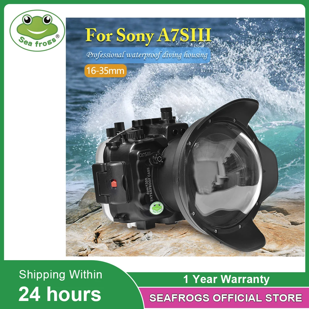 

IPX8 Professional Waterproof Diving Housing For Sony A7 SIII Underwater 40m/130fit Drifting Surfing Swimming Diving Case